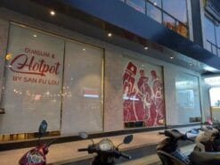 Rèm sáo cuốn in tranh cao cấp