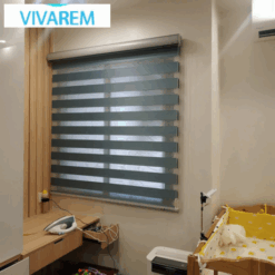 Rèm cầu vồng phòng ngủ đẹp ấm cúng